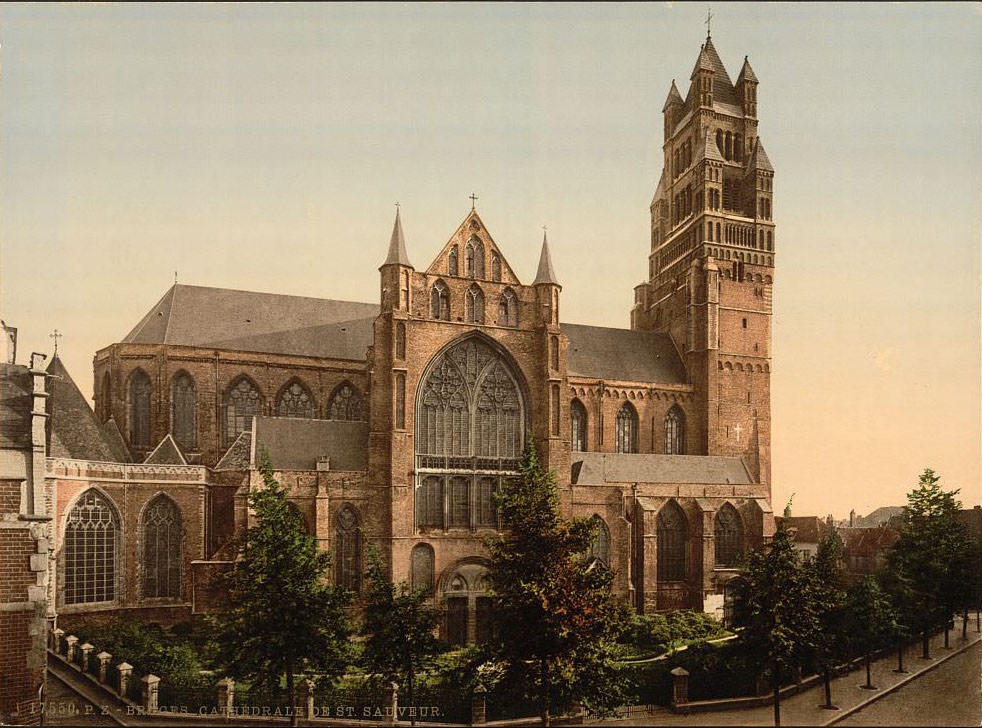 The Cathedral of St. Sauveur, Bruges, Belgium