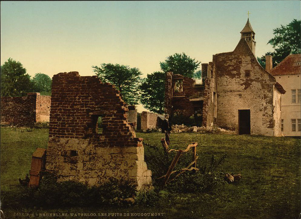 Waterloo, the wells of Hougoumont, Belgium