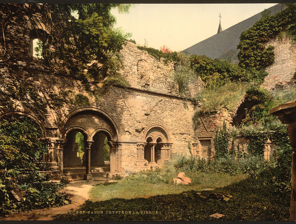 St. Bavon Abbey, the Virgin's Crypt, Ghent, Belgium