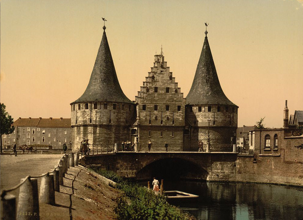 The Rabot Gate, Ghent, Belgium