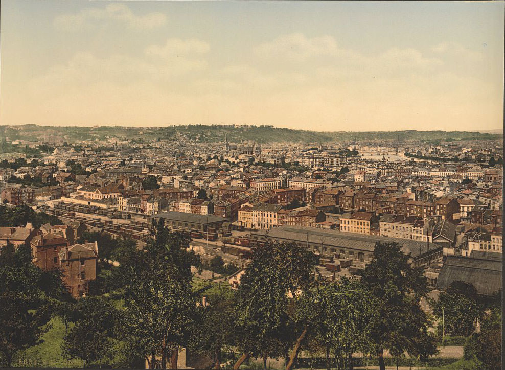 From the north, Observatory Avenue, Liège, Belgium