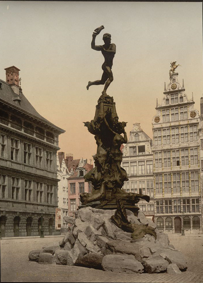 Brabo monument, Antwerp, Belgium