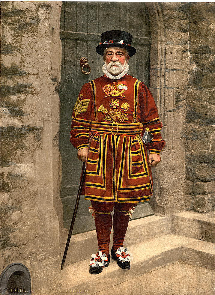 A yeoman of the guard (Beefeater), London