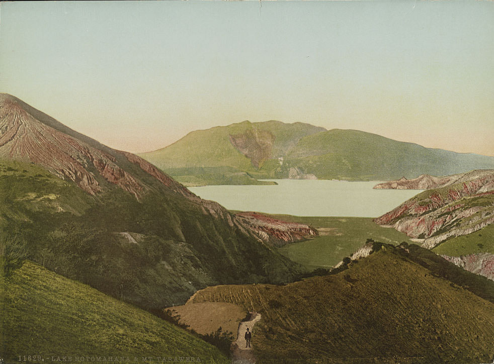 Lake Rotomahana & Mt. Tarawera