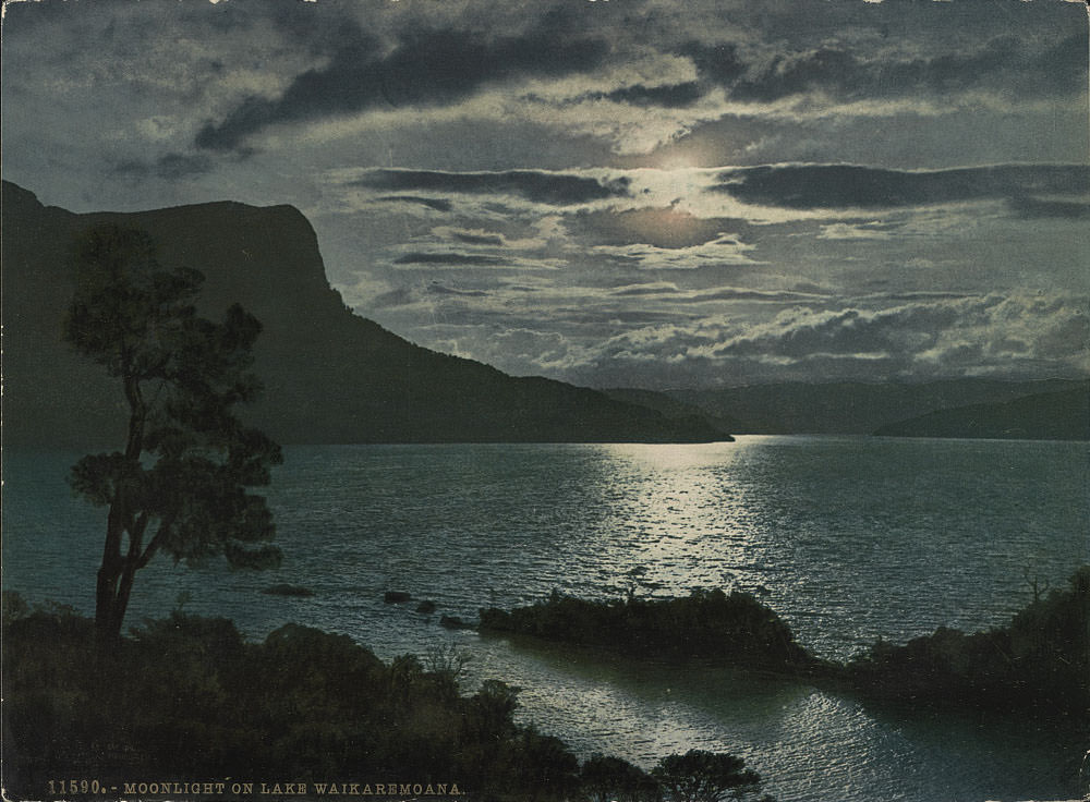 Moonlight on Lake Waikaremoana