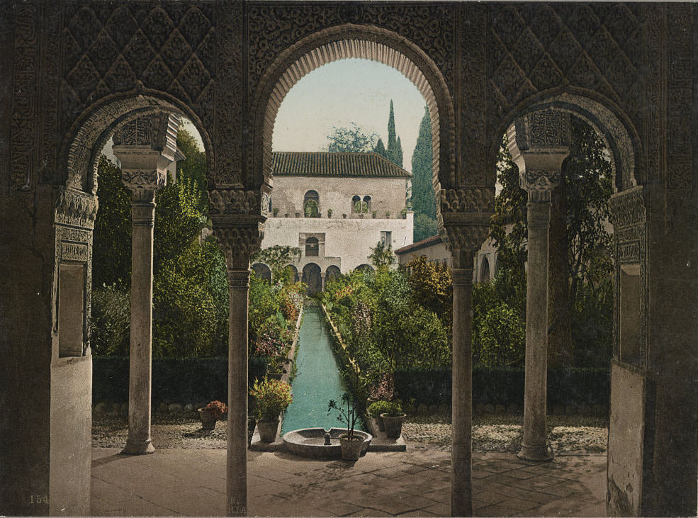 Galeria exterior del Generalife, Granada
