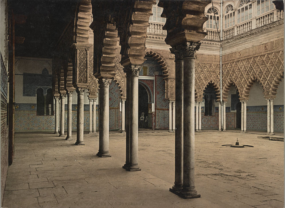 Alcázar. Patio de las Doncellas, Sevilla