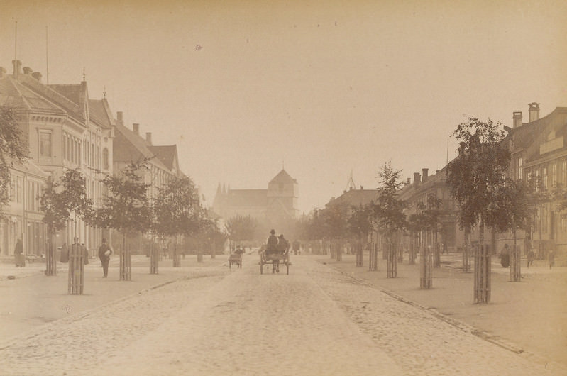 From Munkegata towards the cathedral