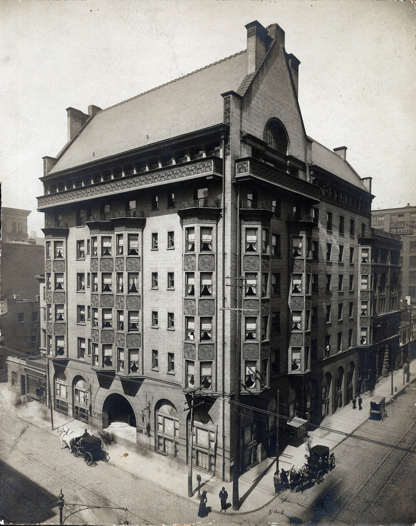 St. Nicholas Hotel, 407 North Eighth Street (northwest corner of Eighth and Locust Streets, also known as the Victoria Building), 1905