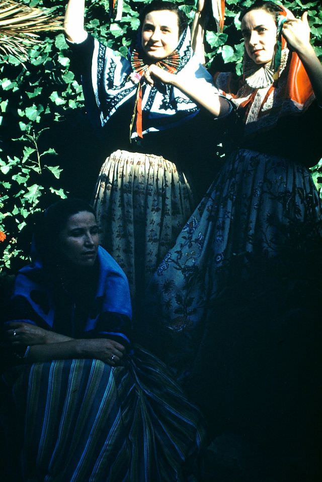 Dancers in costume at Selva, Mallorca