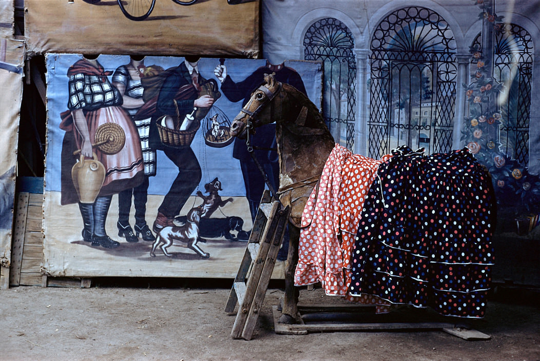 Still photographer's props, Verbena de San Isidro, Madrid, 1955