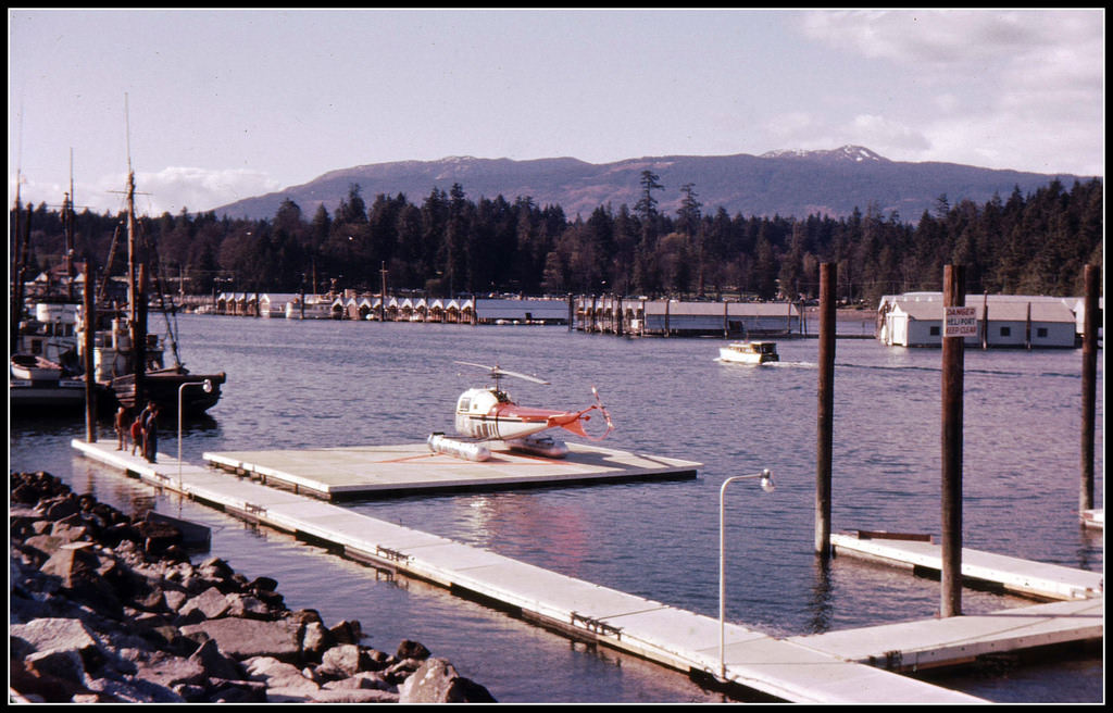 Heliport Coal Harbour, Vancouver, 1961