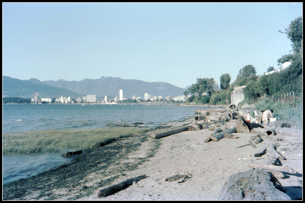 Kitsilano foreshore, Vancouver, 1961