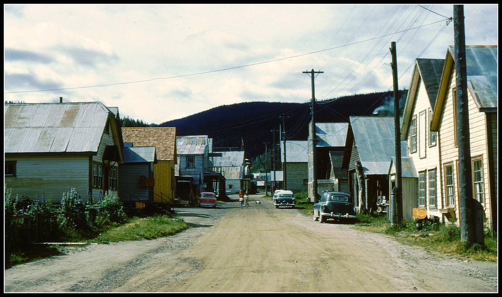 Side road in Barkerville, BC, 1961