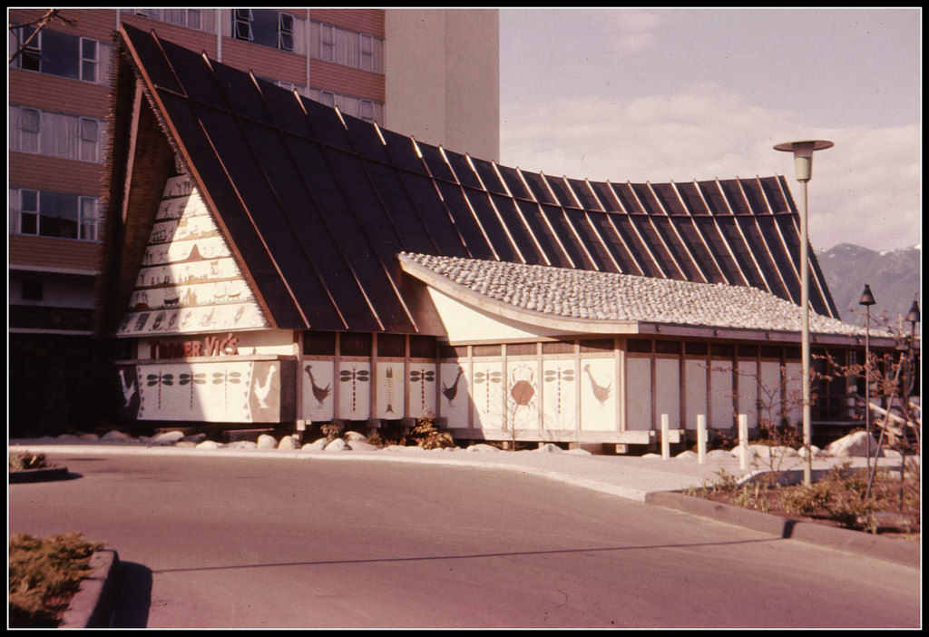 Trader Vic's restaurant in Vancouver, 1961