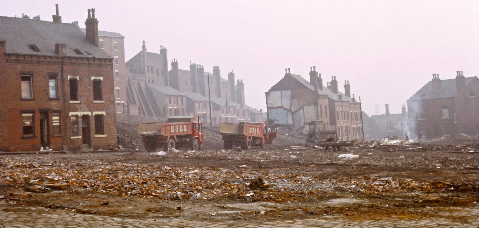 Slum clearance, Burley Road.