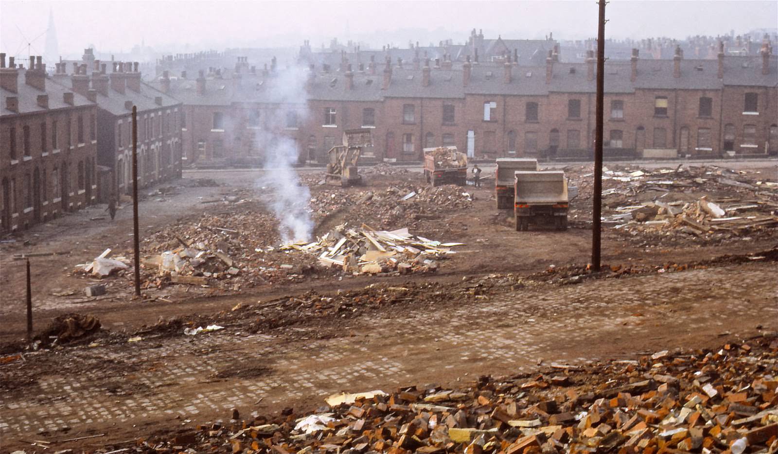 Slum clearance, Burley Road.