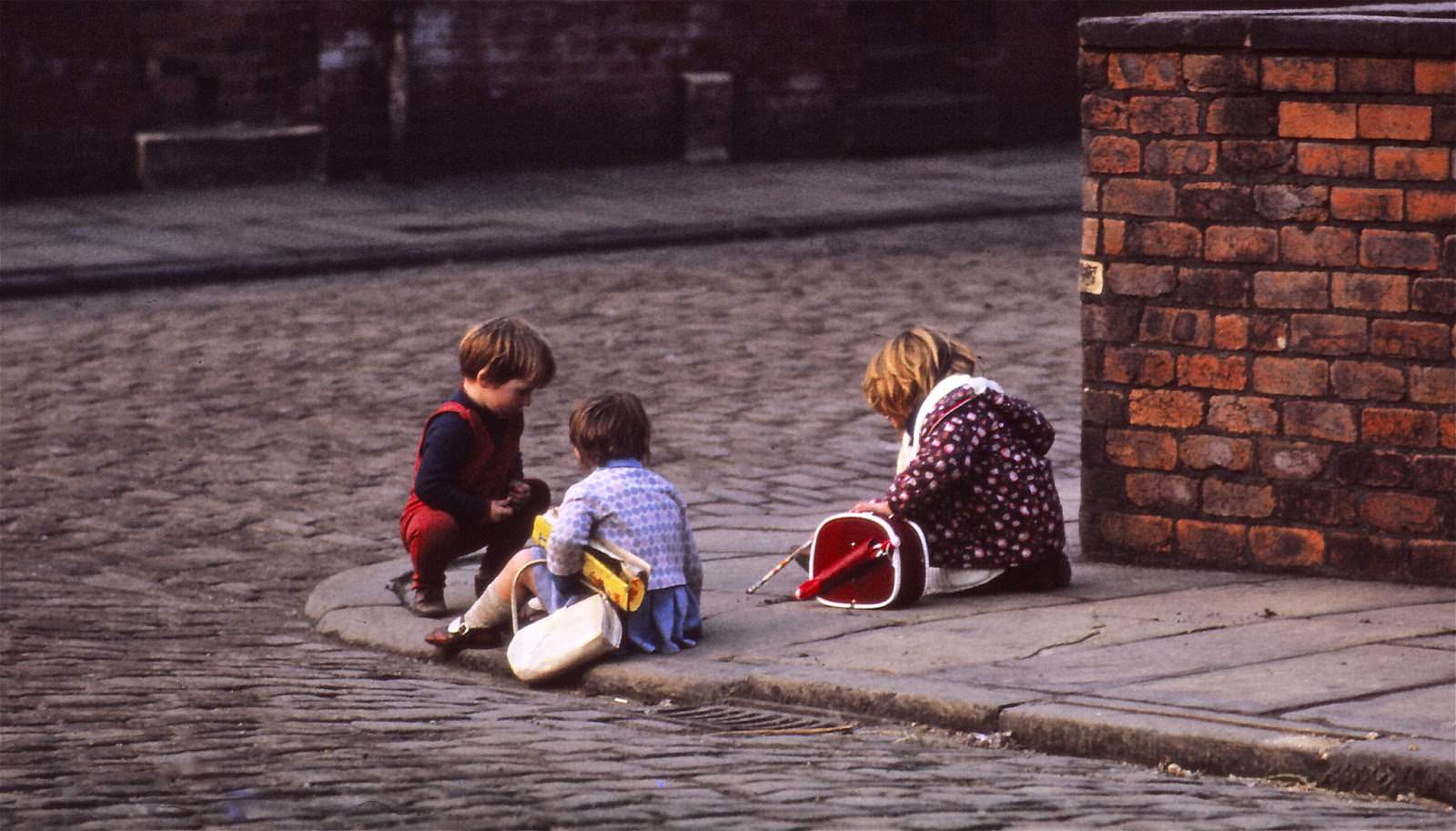 The pavement is our playground.