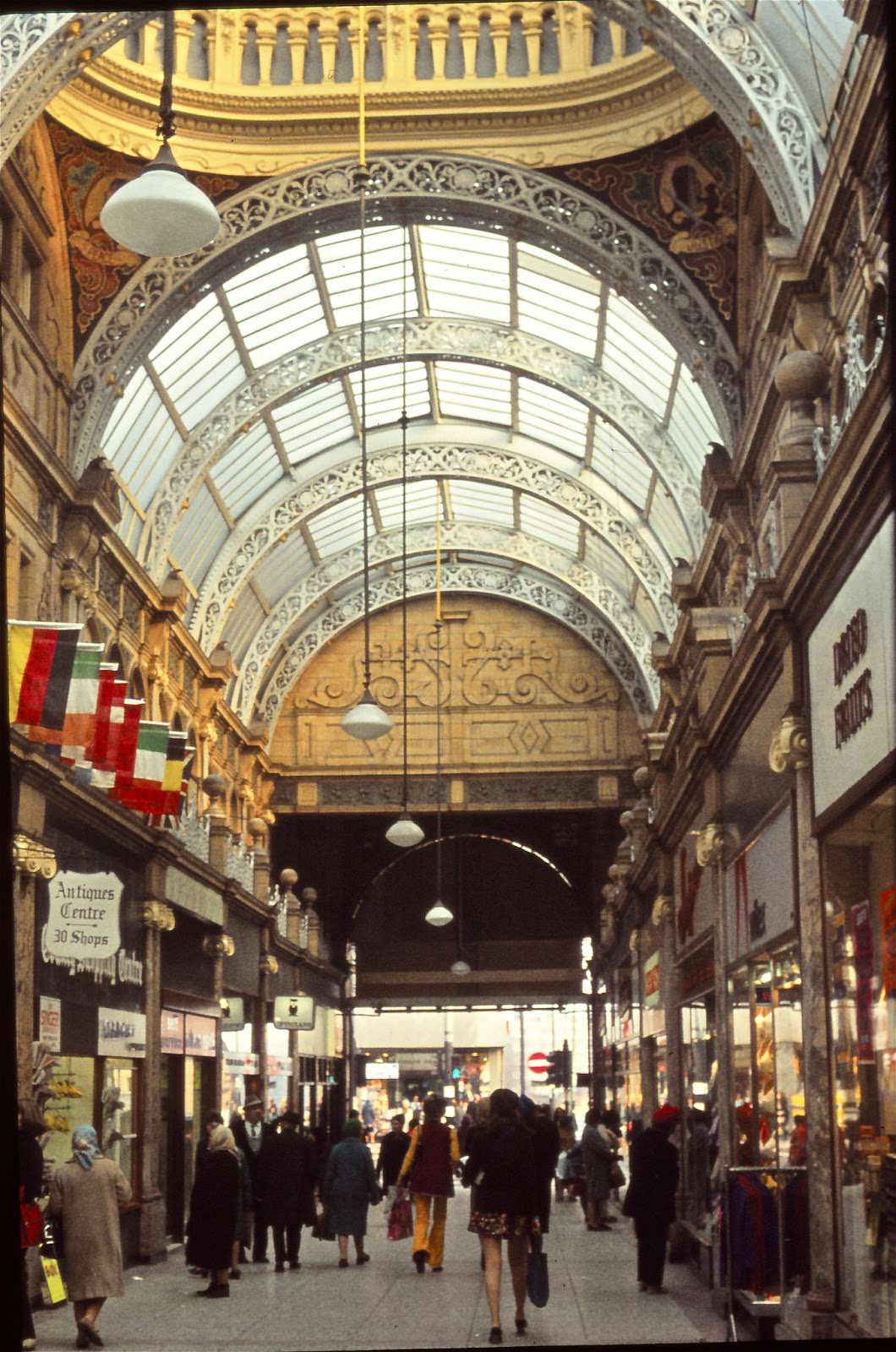 Interior of one of the Victorian Arcades. In those days you could pop in to a tool factor/ironmongers and seek advice on the right kit for making a stopped-housing joint.
