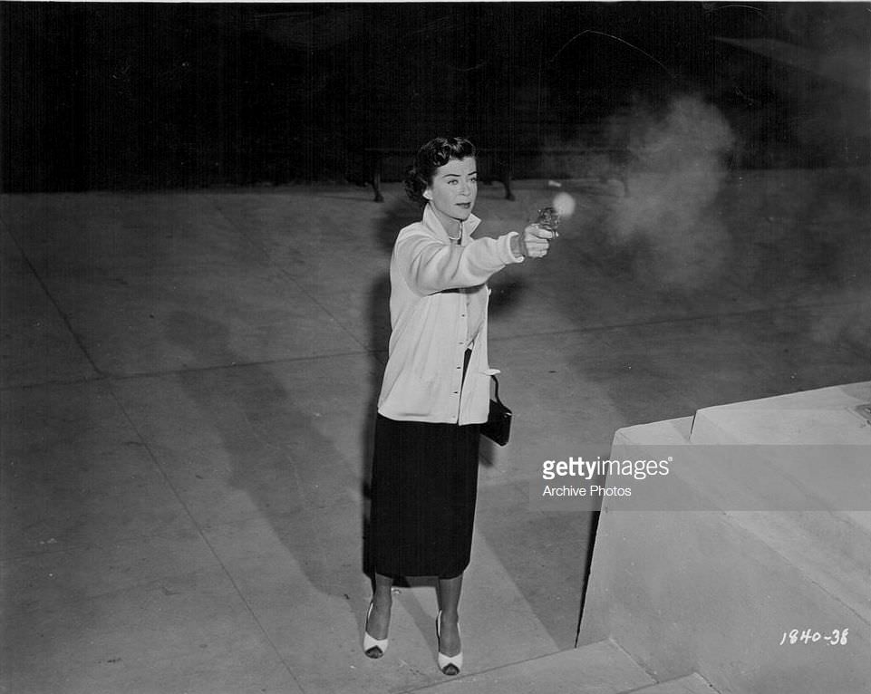 Gail Russell in The Tattered Dress (1957)