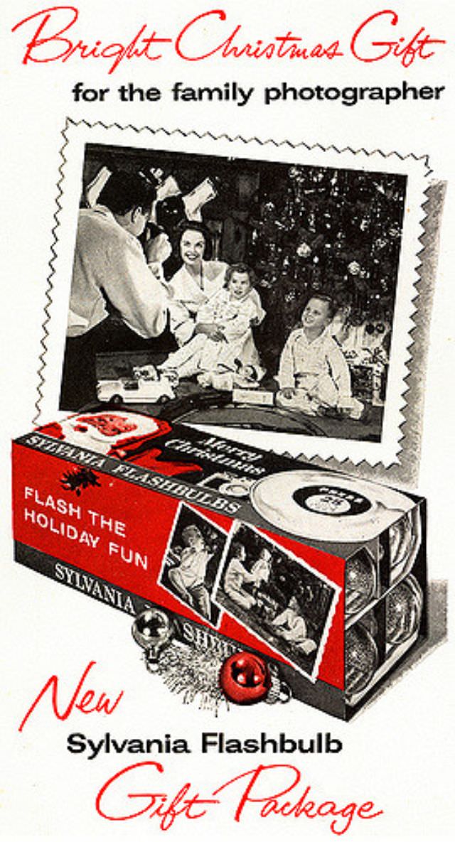 Flash The Holiday Fun. From LIFE magazine, December 5, 1955
