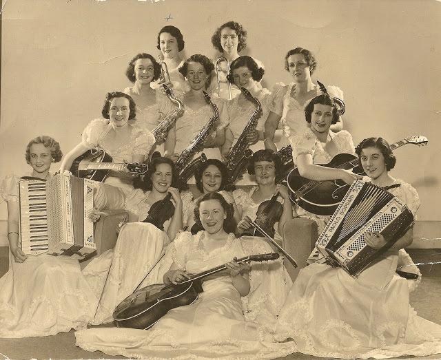 Ladies dance band played at the Trocadero, Sydney, 1938