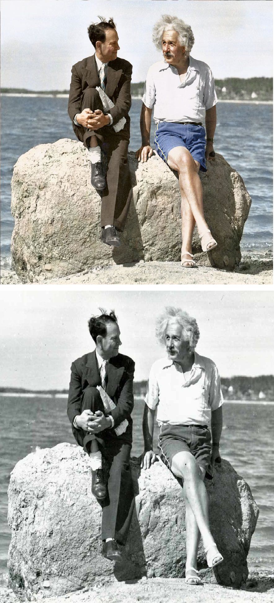 Albert Einstein, Summer 1939 Nassau Point, Long Island, NY