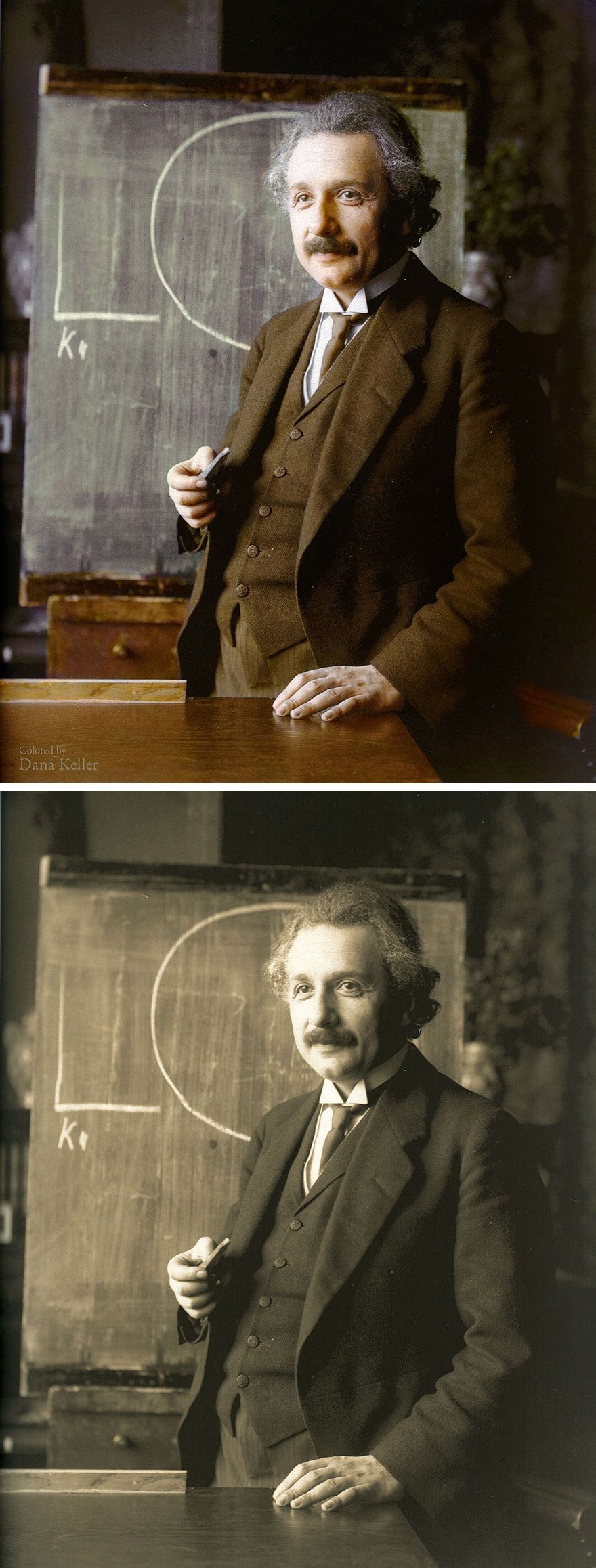 Theoretical physicist Albert Einstein, 1921