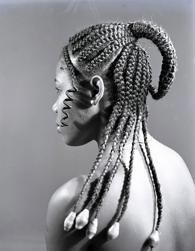 Intricate Afro Hairstyles: Photographer Documented Unique Hairstyles In Nigeria During The 1960s And 1970s