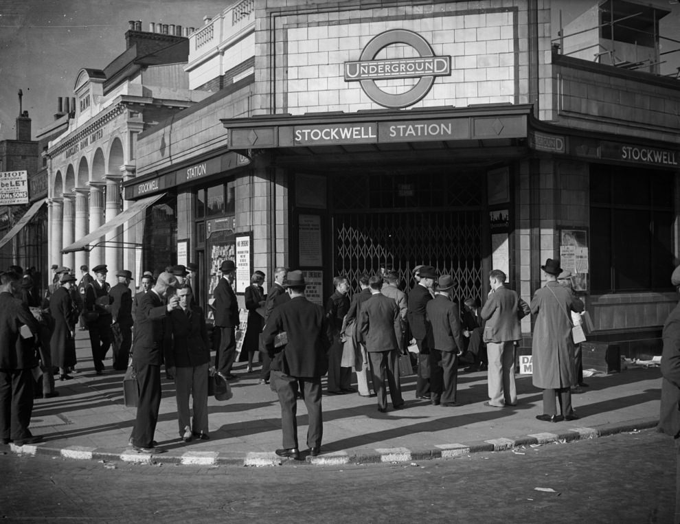 Stockwell station, 1939.