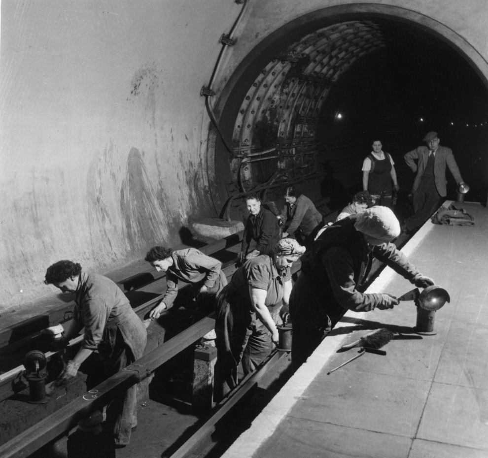 Underground fluffers, 1954.