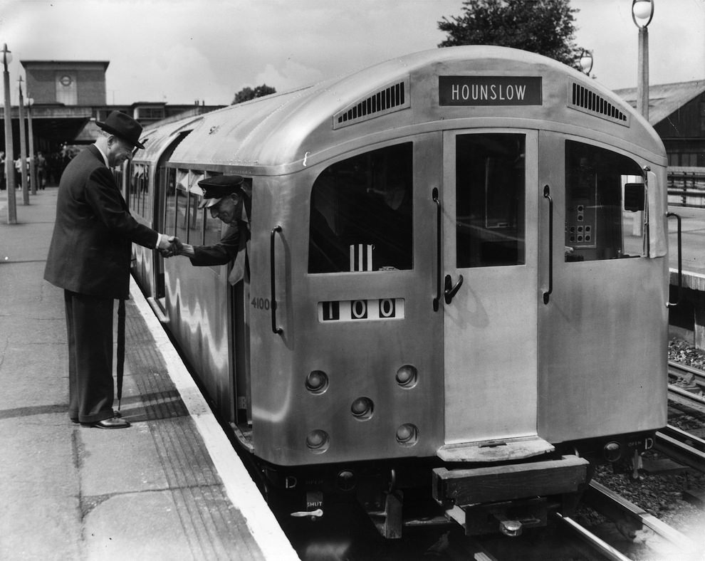 Silver trains, 1957.