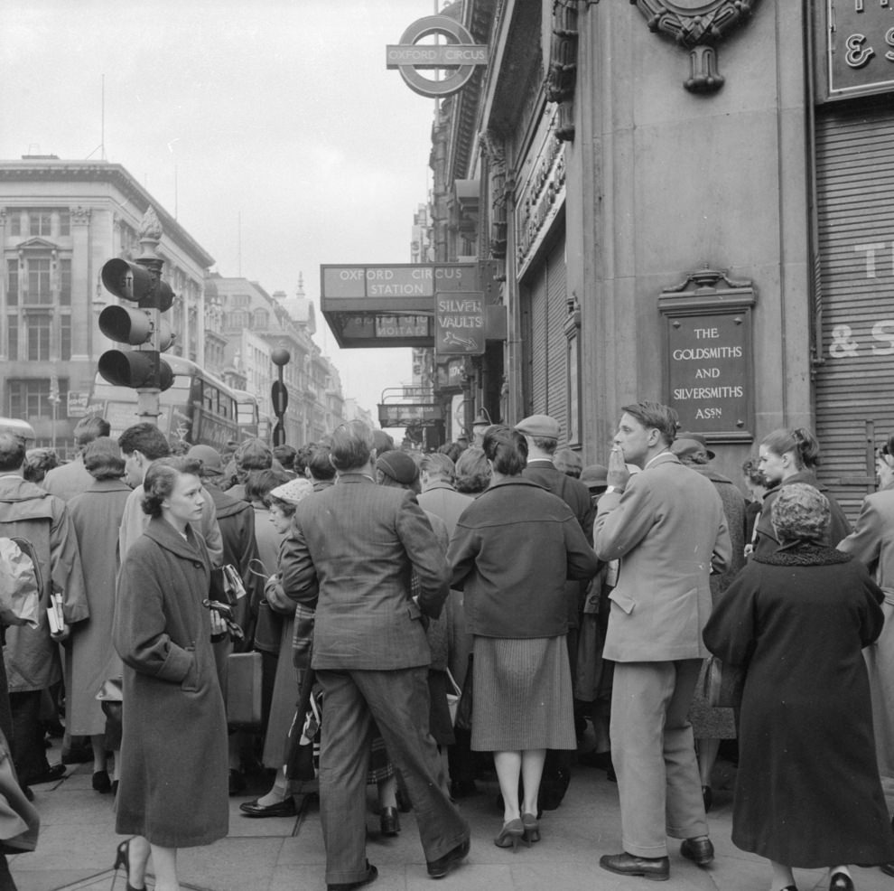 Oxford Circus, 1958.