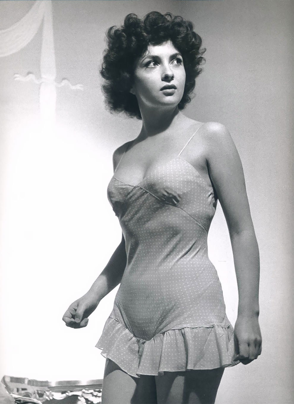 Italian actress Gina Lollobrigida, 1951.