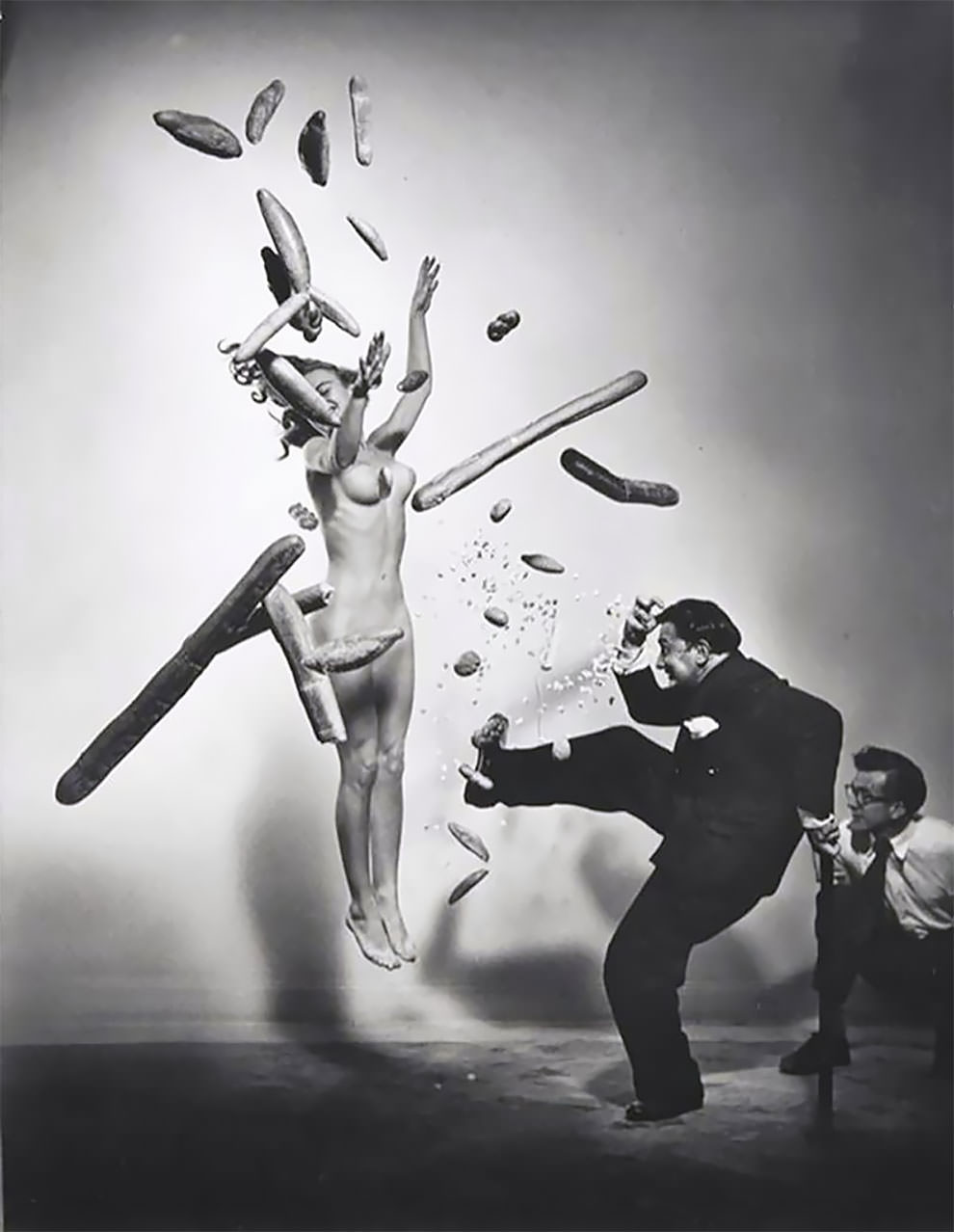 Spanish Surrealist Painter Salvador Dali. USA, New York City, 1951.