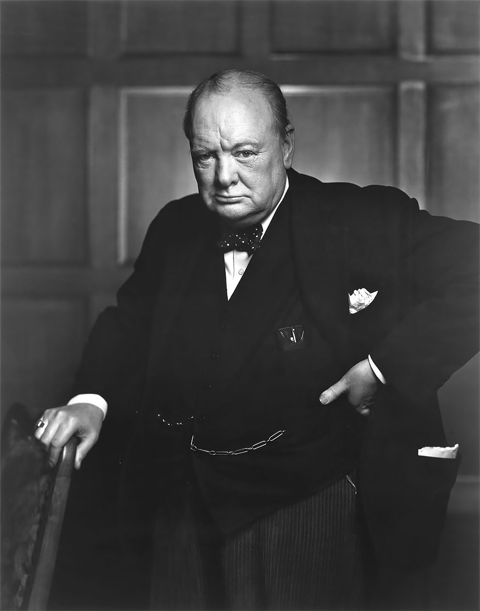 British Prime Minister Winston Churchill, 1951.