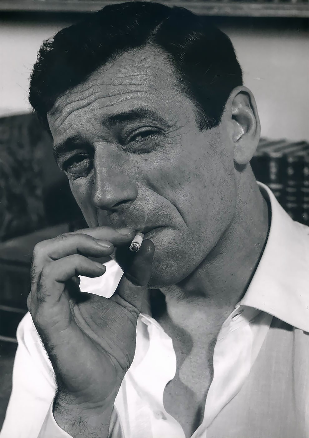 Italian-born French actor and singer Yves Montand. France, Paris, 1960.