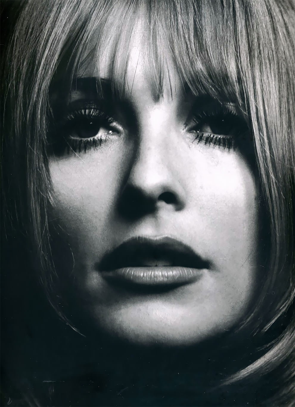 The American actress Sharon Tate, 1966.