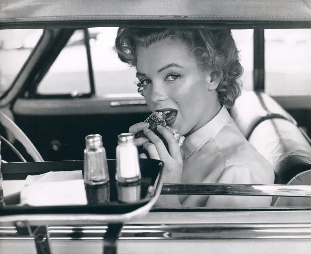 American actress Marilyn Monroe. USA, Hollywood, California, 1952.