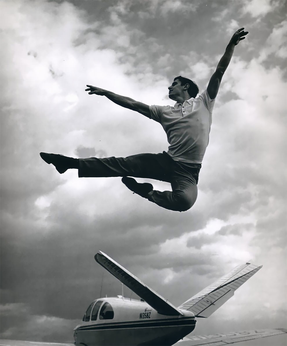 A danseur and choreographer, frequently cited as America’s most celebrated male dancer at the time Edward Villella,1961.