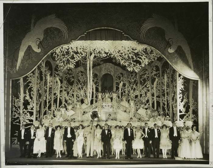 The Ziegfeld Theater on 54th Street and 6th Avenue opened in 1927 with a performance of Rio Rita. It was torn down in 1966 to make room for a skyscraper.