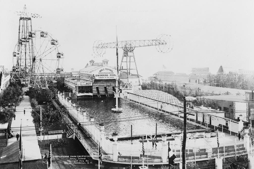 Steeplechase Park, one of Coney Island’s last remaining grand amusement parks, with the intent of tearing it down and building “a modern Miami Beach high-rise.”