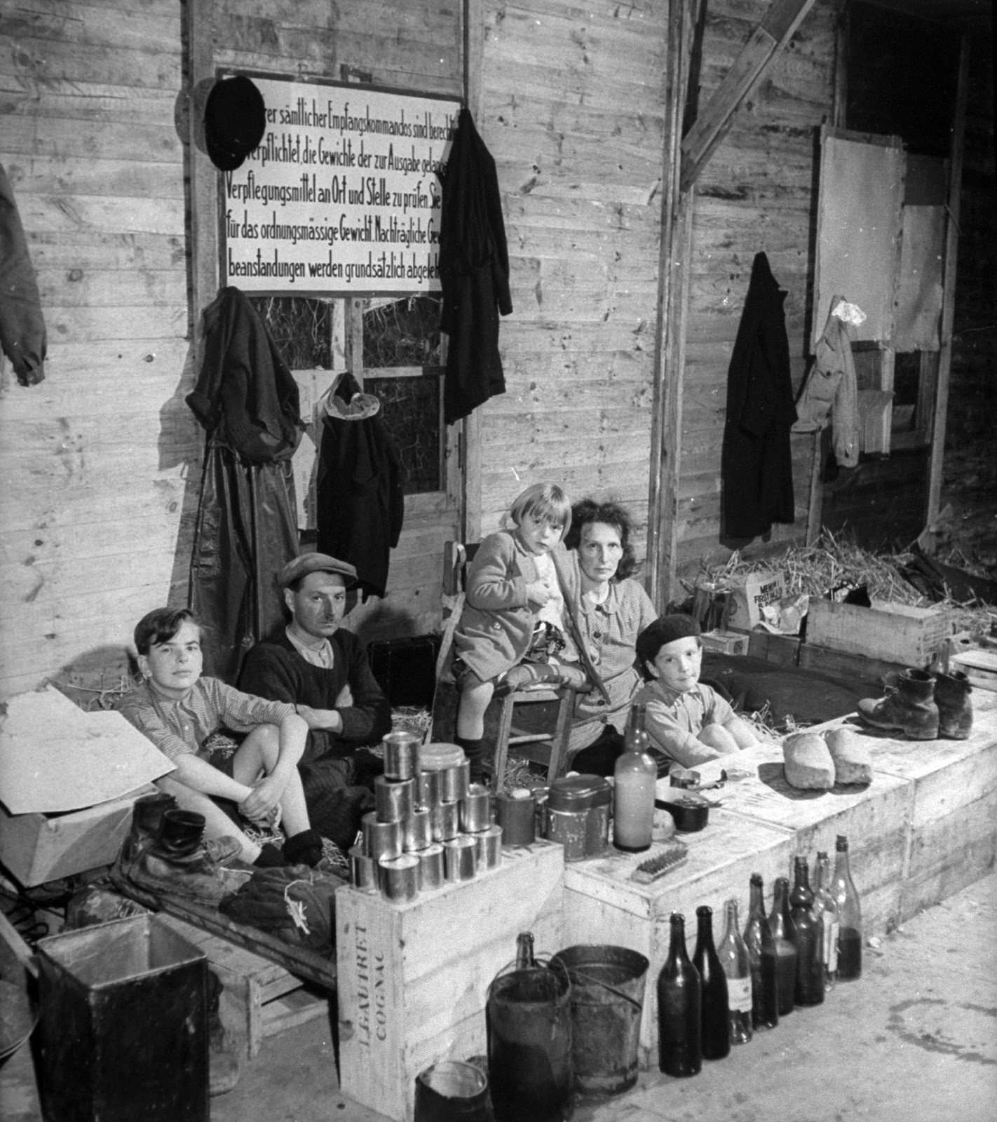 A Civil Affairs Refugee Camp in France, 1944.