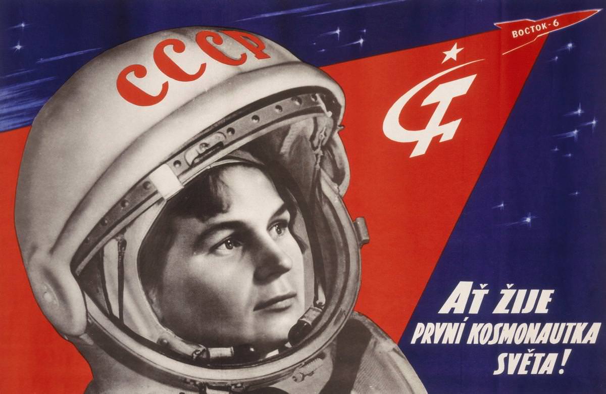 Glory to the first woman cosmonaut!