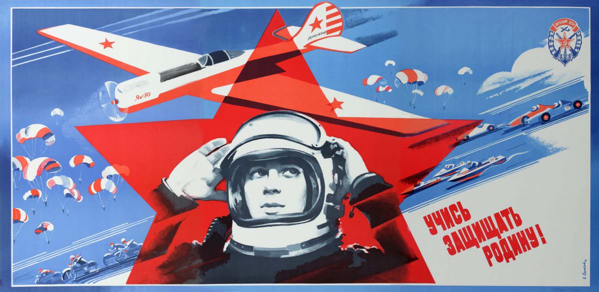 50+ Lofty Soviet Space Posters Made During The Space Race To Motivate People