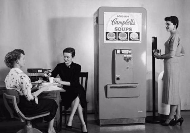 Why bring lunch when you can have vending machine soup!?