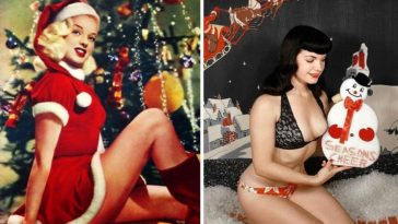 classic celebrities celebrating Christmas