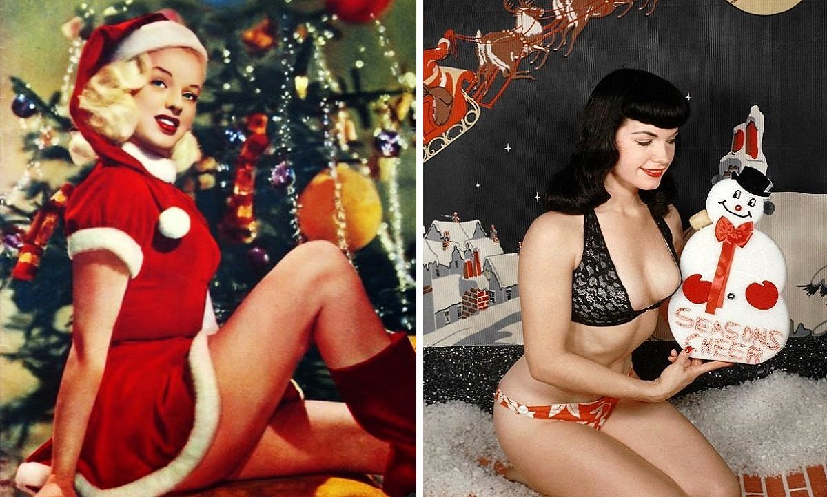 classic celebrities celebrating Christmas