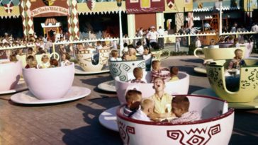 Disneyland opening day 1955