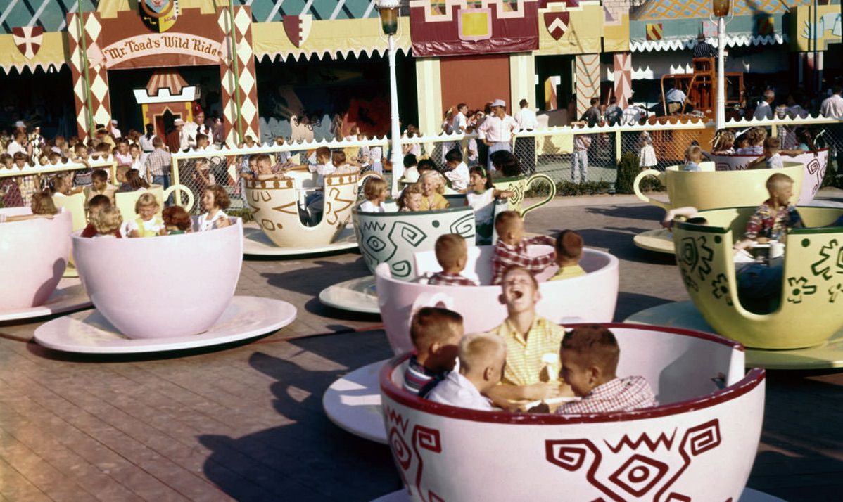 Disneyland opening day 1955